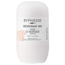 Byphasse - Déodorant roll-on 48h à l'huile d'amande douce - 50 ml