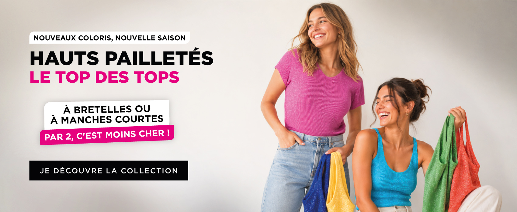 Promo hauts pailletés Promo hauts pailletés